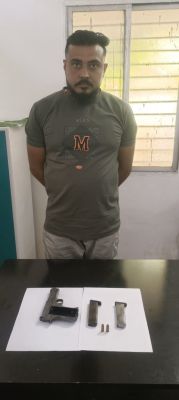 दो कारतूस, पिस्टल के साथ हत्या का आरोपी तौकीर गिरफ्तार 