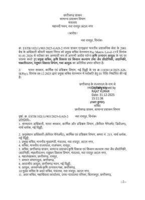 शहला, प्रमुख सचिव, पांच और आईएएस पदोन्नत 