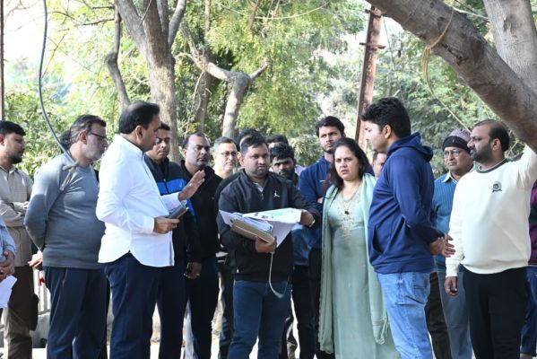 अव्यवस्थित निर्माण कार्य देख भड़के मूणत, अधिकारियों को हटाने के निर्देश