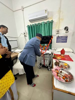 एसईसीएल स्वास्थ्य केंद्र को मिली अत्याधुनिक सोनोग्राफी मशीन