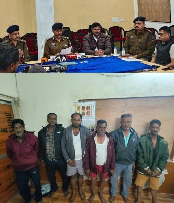 कार का कांच तोड़ 13 लाख पार करने वाले त्रिची गिरोह पकड़ाया, 25 हजार, लैपटॉप मोबाइल जब्त 