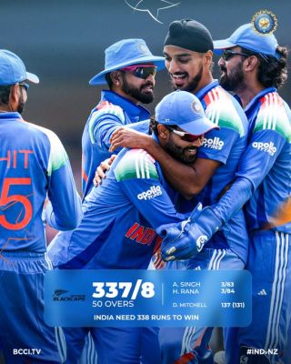 मिचेल और फिलिप्स के शतक, न्यूजीलैंड ने बनाए आठ विकेट पर 337 रन