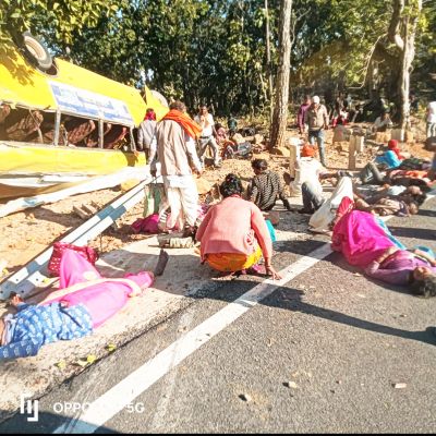 ओरसा घाट बस हादसा : अब तक 10 मौतें, 78 जख्मी