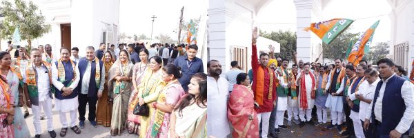 नबीन राष्ट्रीय अध्यक्ष,एकात्म और ठाकरे परिसर में जश्न 