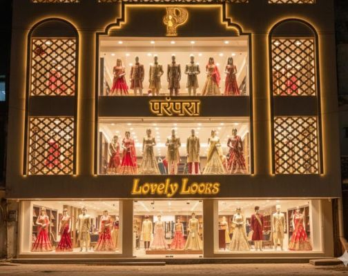 एथेनिक शो रुम 'परंपरा ' का उदघाटन 