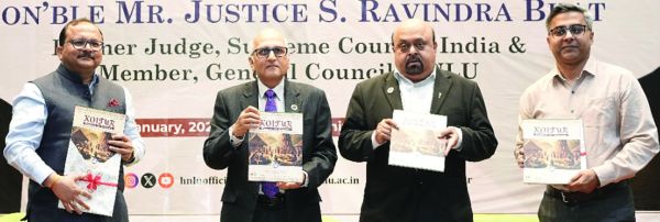 एचएनएलयू में कोइतुर-पीपल ऑफ नेचर के उद्घाटन अंक का विमोचन