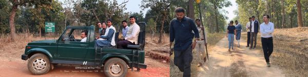 प्रशिक्षु आईएफएस अधिकारियों को मिला डीज़ीपीएस सर्वे  एवं वन्यजीव प्रबंधन का व्यवहारिक प्रशिक्षण