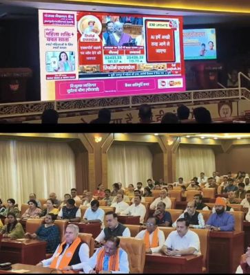 सीएम साय ने  निर्मला का बजट लाइव कवरेज देखा 