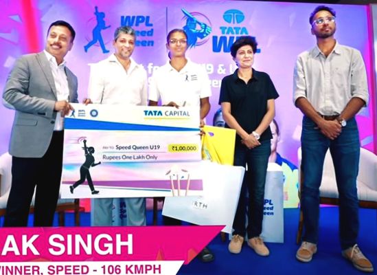 छत्तीसगढ़ की गेंदबाज पलक सिंह ने डब्ल्युपीएल अंडर-19 स्पीड क्वीन का खिताब नाम किया