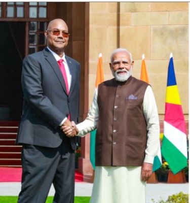 सेशेल्स के लिए 175 मिलियन डॉलर के आर्थिक पैकेज का ऐलान, हार्मिनी बोले- विकास साझेदारी संबंधों की नींव है