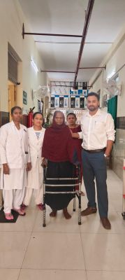 90 वर्षीय महिला की सिम्स में उन्नत तकनीक से सफल हिप सर्जरी