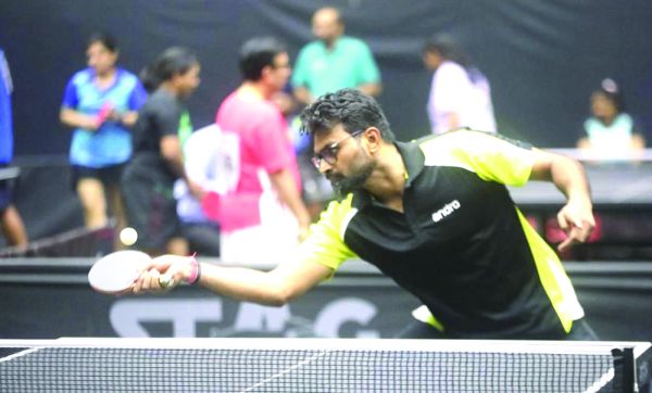 भारतीय इंटर आईए और एटी टेबल टेनिस स्पर्धा में उत्कृष्ट प्रदर्शन ने ए. संतोष को दिलाया स्वर्ण