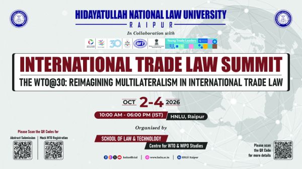 वैश्विक व्यापार जागरूकता बढ़ाने तथा करियर के अवसर प्रोत्साहित करने अंतरराष्ट्रीय व्यापार विधि शिखर सम्मेलन