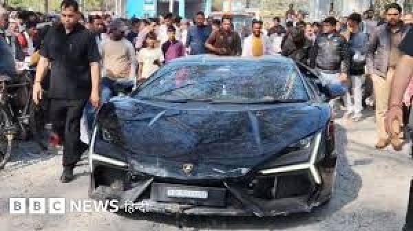 लेम्बोर्गिनी मामला: ड्राइवर के 'कबूलनामे' के बाद पुलिस बोली- शिवम चला रहे थे कार, अब गिरफ़्तार