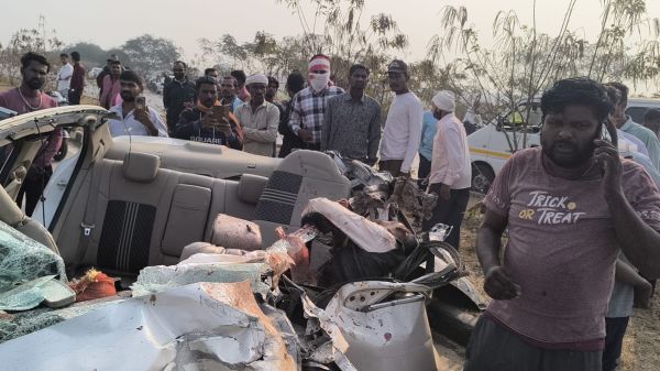 धमतरी: खपरी बाईपास पर भीषण सड़क हादसा, कोबरा बटालियन के 4 जवान शहीद