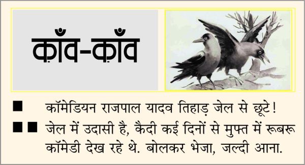 दैनिक 'छत्तीसगढ़' का काँव-काँव, 15 फरवरी 2026