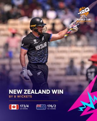 युवराज के रिकॉर्ड शतक पर भारी पड़ी फिलिप्स की तूफानी पारी, न्यूजीलैंड सुपर आठ में पहुंचा