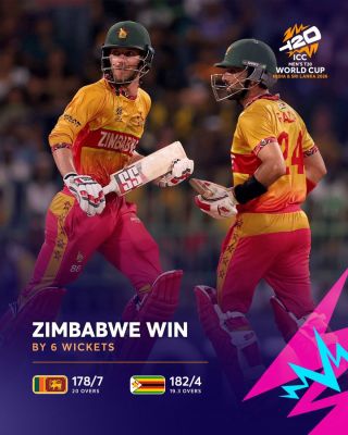 बेनेट, रजा ने जिम्बाब्वे को श्रीलंका पर छह विकेट से जीत दिलाई