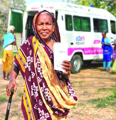 41 गांवों में पहुंच 36,525 ग्रामीणों को नि:शुल्क प्राथमिक स्वास्थ्य सुविधाएं अदाणी पावर रायगढ़ ने उपलब्ध कराई