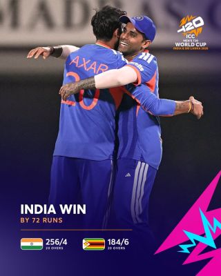 अभिषेक और पंड्या के अर्धशतक, भारत ने जिम्बाब्वे को 72 रन से रौंदा