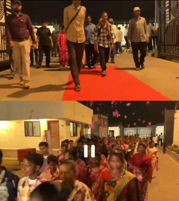 देखें VIDEO: रात लाल कालीन पर स्वागत, आज बैलेट का दम देखेंगे पूर्व नक्सली 