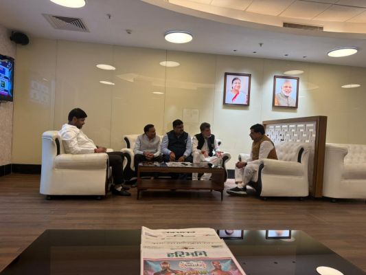 मप्र के सीएम का स्वागत