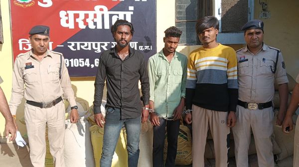 एफसीआई गोदाम से 60 बोरा धान चोरी करने वाले तीन युवक जेल भेजे गए 