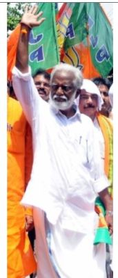 केरल में आंतरिक उथल-पुथल के बीच भाजपा ने कुम्मनम राजशेखरन को अरनमूला से बनाया उम्मीदवार 