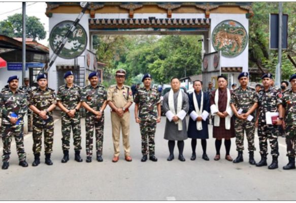 असम विधानसभा चुनावों से पहले एसएसबी महानिदेशक ने भूटान सीमा का किया दौरा