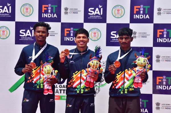 ट्राइबल गेम्स के दूसरे दिन एथलीटों ने दिखाया दमखम