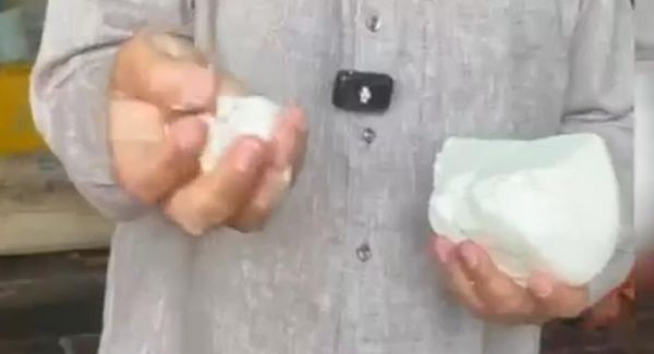 नकली पनीर को जमींदोज किया निगम ने 