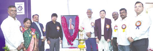 एनएमडीसी ने मनाई डॉ. बीआर अंबेडकर की जयंती