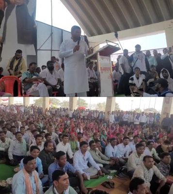 धर्म स्वातंत्र्य कानून के खिलाफ क्रिश्चियन समाज का धरना 