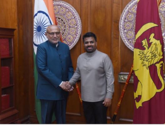 भारत के उपराष्ट्रपति राधाकृष्णन ने श्रीलंकाई राष्ट्रपति के साथ द्विपक्षीय वार्ता में मजबूत सभ्यता और संबंधों पर की चर्चा