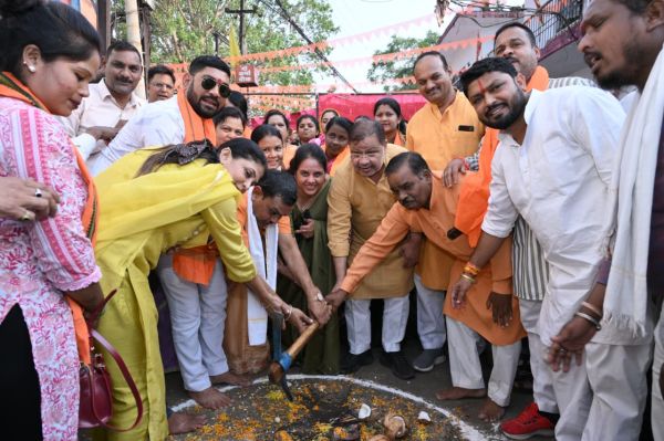 शहीद पांडे, सदर वार्ड में सवा करोड के नये कार्यों का भूमिपूजन