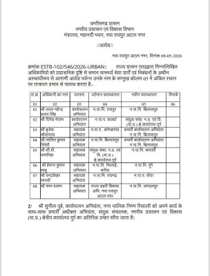दो ईई समेत नौ अभियंताओं के तबादले