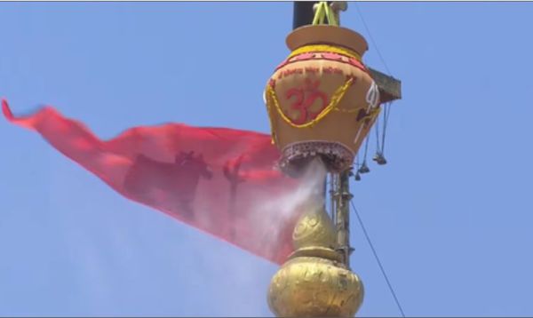 सोमनाथ मंदिर में वैदिक मंत्रों और भजनों के बीच पहली बार कुंभाभिषेक संपन्न 