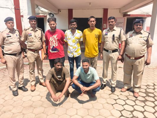 पंजाब से पहुंच रही थी हेरोइन की खेप, स्टेशन के पास 5 तस्कर गिरफ्तार