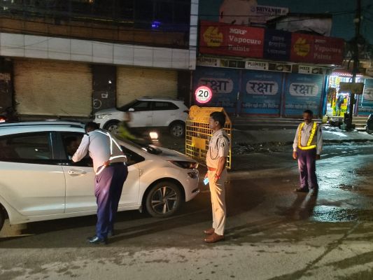 63 नशेड़ी वाहन चालक फंसे, सभी मामले कोर्ट में पेश होंगे 
