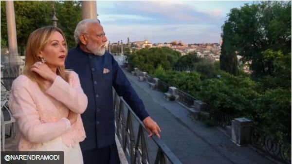 पीएम मोदी ने इटली की पीएम मेलोनी से मुलाक़ात की तस्वीरें साझा कीं, क्या कहा