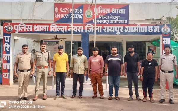 ट्रक ड्राइवरों से लूट, स्टील फैक्ट्री की कैंटीन में तोड़ फोड़ करने वाले छह ग‌ए जेल
