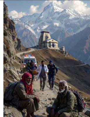 केदरानाथ यात्रा पर पहुंचे दो श्रद्धालुओं की तबीयत खराब, प्रशासन ने अस्पताल पहुंचाया 