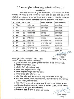 एंटी नारकोटिक्स टास्क फोर्स का पुनर्गठन