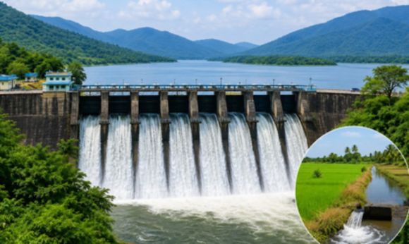 तमिलनाडु : कन्याकुमारी में 79 हजार एकड़ खेतों की सिंचाई के लिए 850 क्यूसेक पानी छोड़ने का आदेश 