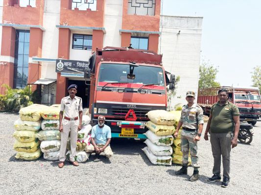 कंपनी सामान की आड़ में 3 करोड़ की गांजा तस्करी, आरोपी बंदी