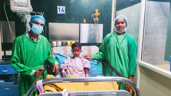 जन्मजात हृदय रोग से जूझ रहे बच्चे को मिली नई जिंदगी