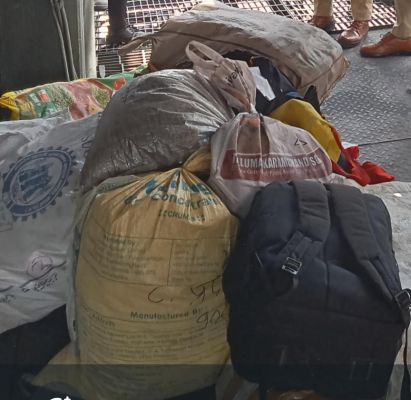 तेलीबांधा में  जब्त 2 किलो गांजे की कीमत 20 हजार, उरला में डेढ़ लाख....!