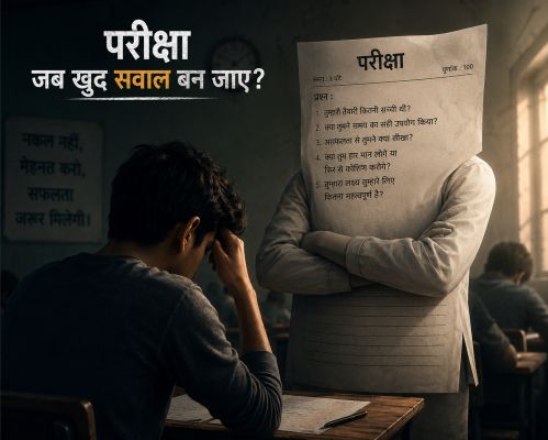 परीक्षा जब खुद सवाल बन जाए?