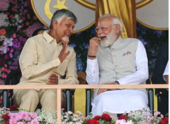 पीएम मोदी के नेतृत्व में भारत को फिर से मिला आत्मविश्वास: चंद्रबाबू नायडू