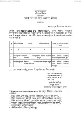 दो परिवहन अधिकारियों के तबादले
